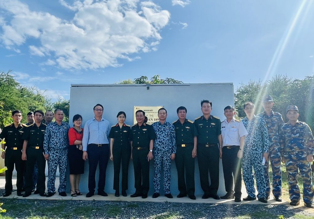 Xây dựng hệ thống xử lý nước ngầm tại lữ đoàn 189